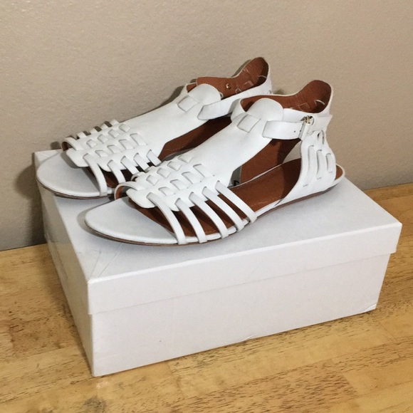 Givenchy Gladiator Sandals White Sz 40.5 - Picture 1 of 15